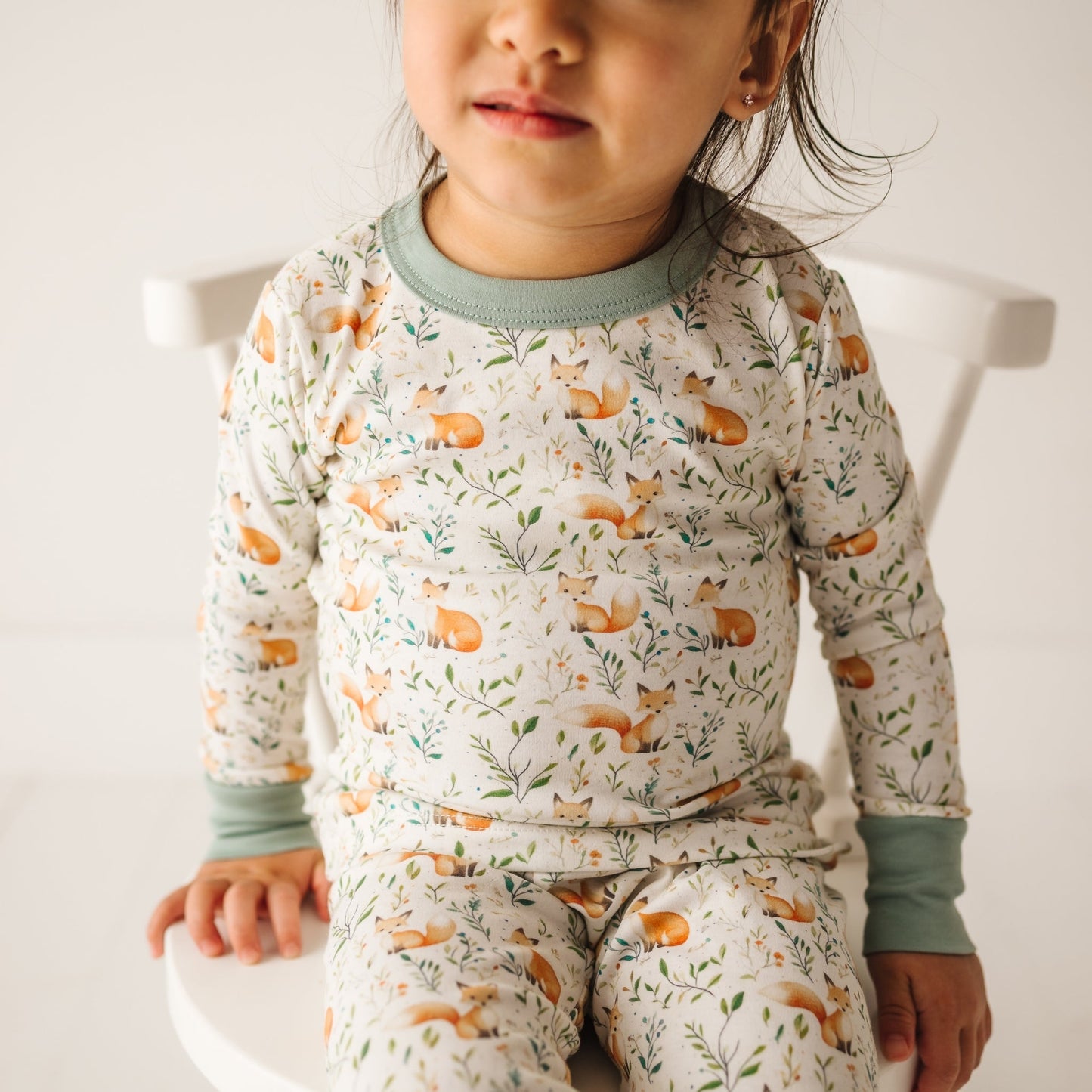 Luna and Arlo_Fox Tales Long Pajamas_4