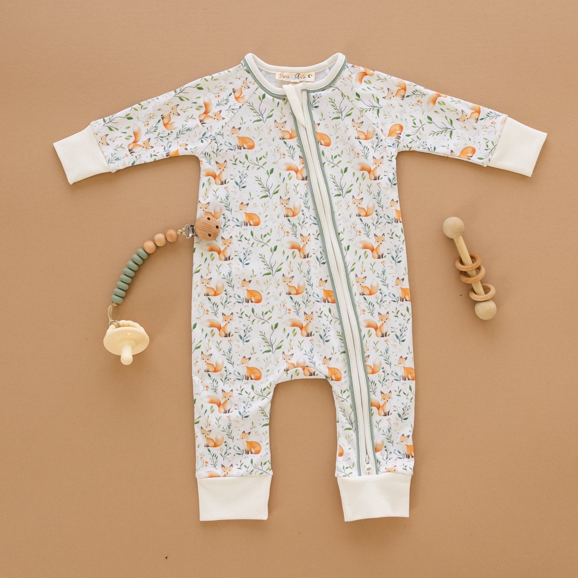 Luna and Arlo_Fox Tales Zip Playsuit_1