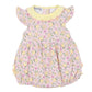 Fresh Lemons Print Ruffle Flutters Bubble - Magnolia BabyBubble