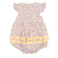 Fresh Lemons Print Ruffle Flutters Bubble - Magnolia BabyBubble
