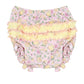 Fresh Lemons Smocked Print Ruffle Diaper Cover Set - Magnolia BabyDiaper Cover