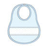 Freya and Finn Smocked Bib - Blue - Magnolia BabyBib