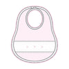 Freya and Finn Smocked Bib - Pink - Magnolia BabyBib