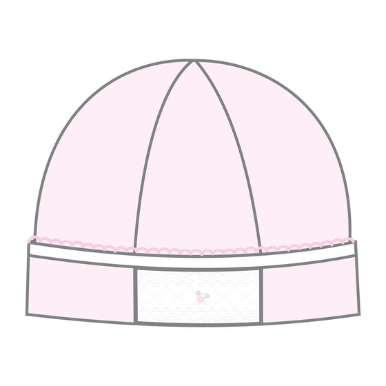 Freya and Finn Smocked Hat - Pink - Magnolia BabyHat