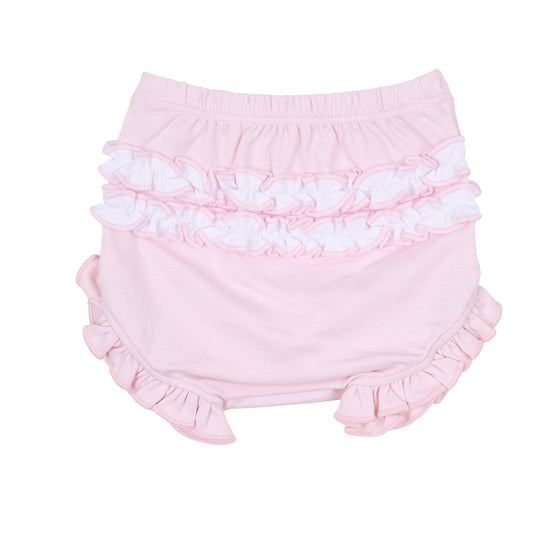 Freya and Finn Smocked Long Sleeve Diaper Cover Set - Pink - Magnolia BabyDiaper Cover