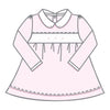 Freya and Finn Smocked Long Sleeve Dress - Pink - Magnolia BabyDress