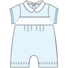 Freya and Finn Smocked Short Playsuit - Blue - Magnolia BabyShort Playsuit