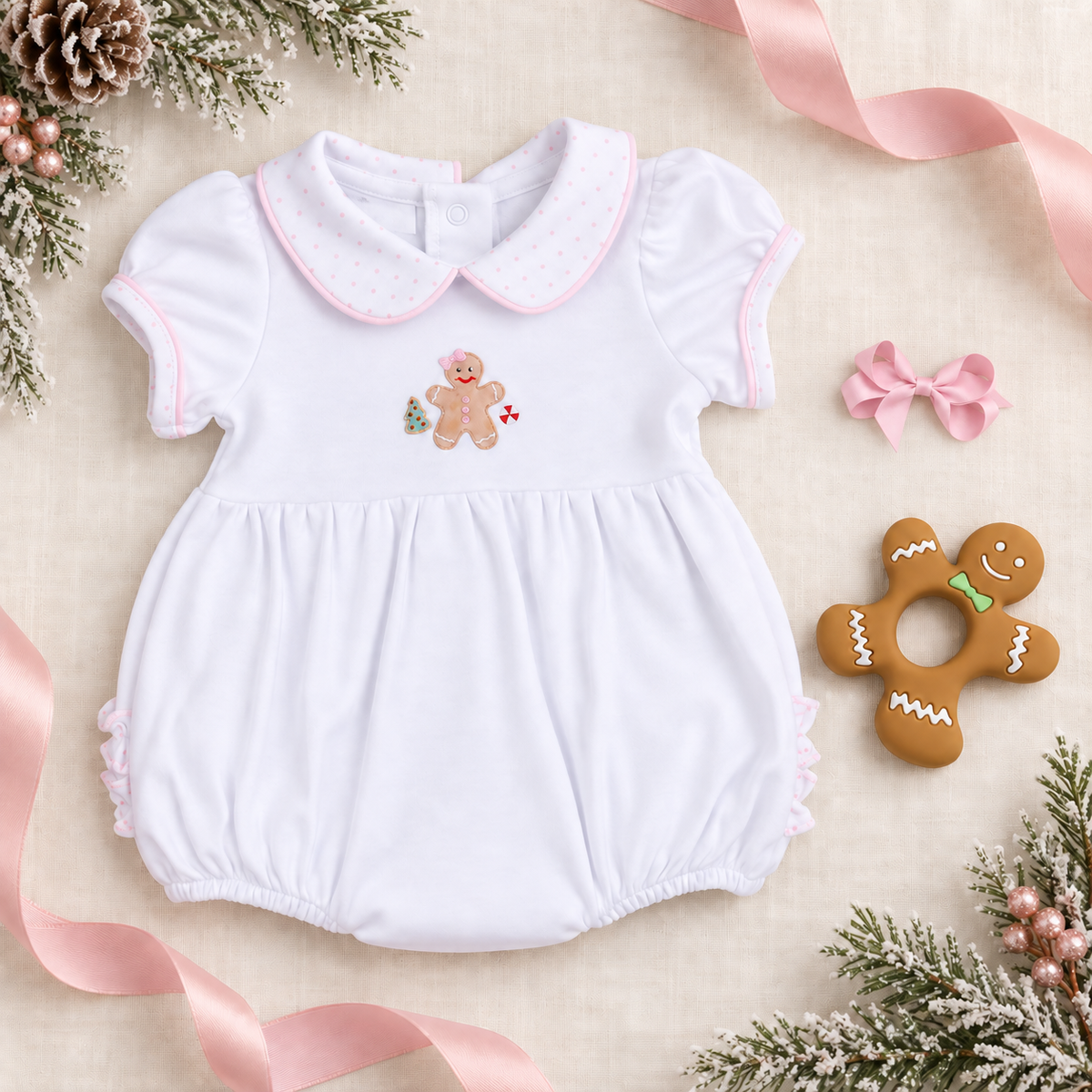 Baby Girl Gingerbread Gift Set - Frosted Wonderland