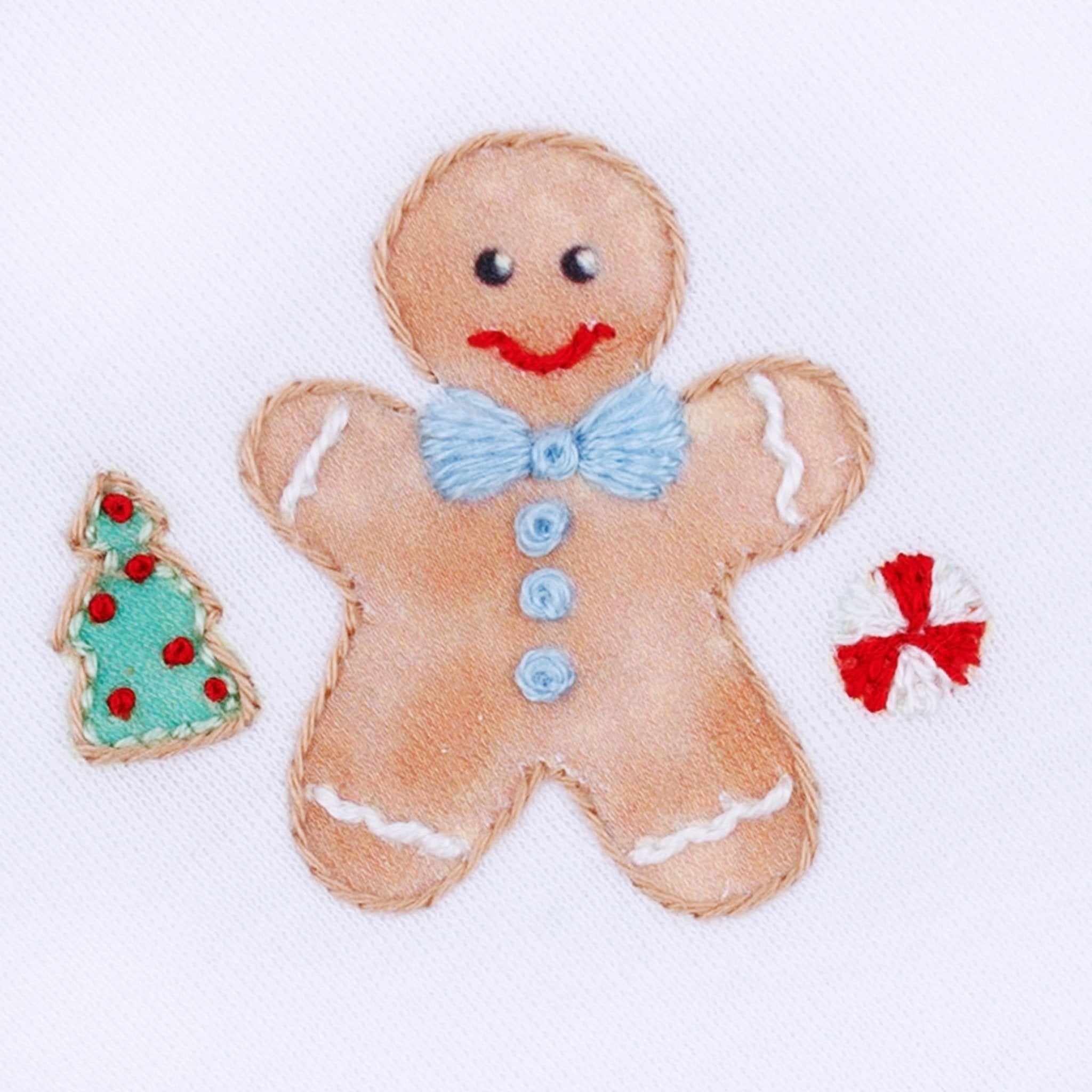 Frosted Wonderland Collared Long Sleeve Bubble - Light Blue - Magnolia BabyBubble