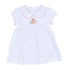 Frosted Wonderland Collared Short Sleeve Dress - Pink - Magnolia BabyDress