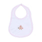 Frosted Wonderland Embroidered Bib - Pink - Magnolia BabyBib