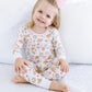 Frosted Wonderland Long Pajamas - Pink - Magnolia BabyLong Pajamas
