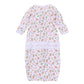 Frosted Wonderland Print Ruffle Converter - Pink - Magnolia BabyConverter Gown