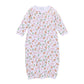 Frosted Wonderland Print Ruffle Converter - Pink - Magnolia BabyConverter Gown