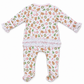 Magnolia Baby_Frosted Wonderland Print Ruffle Zip Footie - Pink_2
