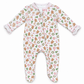 Magnolia Baby_Frosted Wonderland Print Ruffle Zip Footie - Pink_1