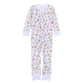 Frosted Wonderland Zip Pajamas - Light Blue - Magnolia BabyZipper Pajamas
