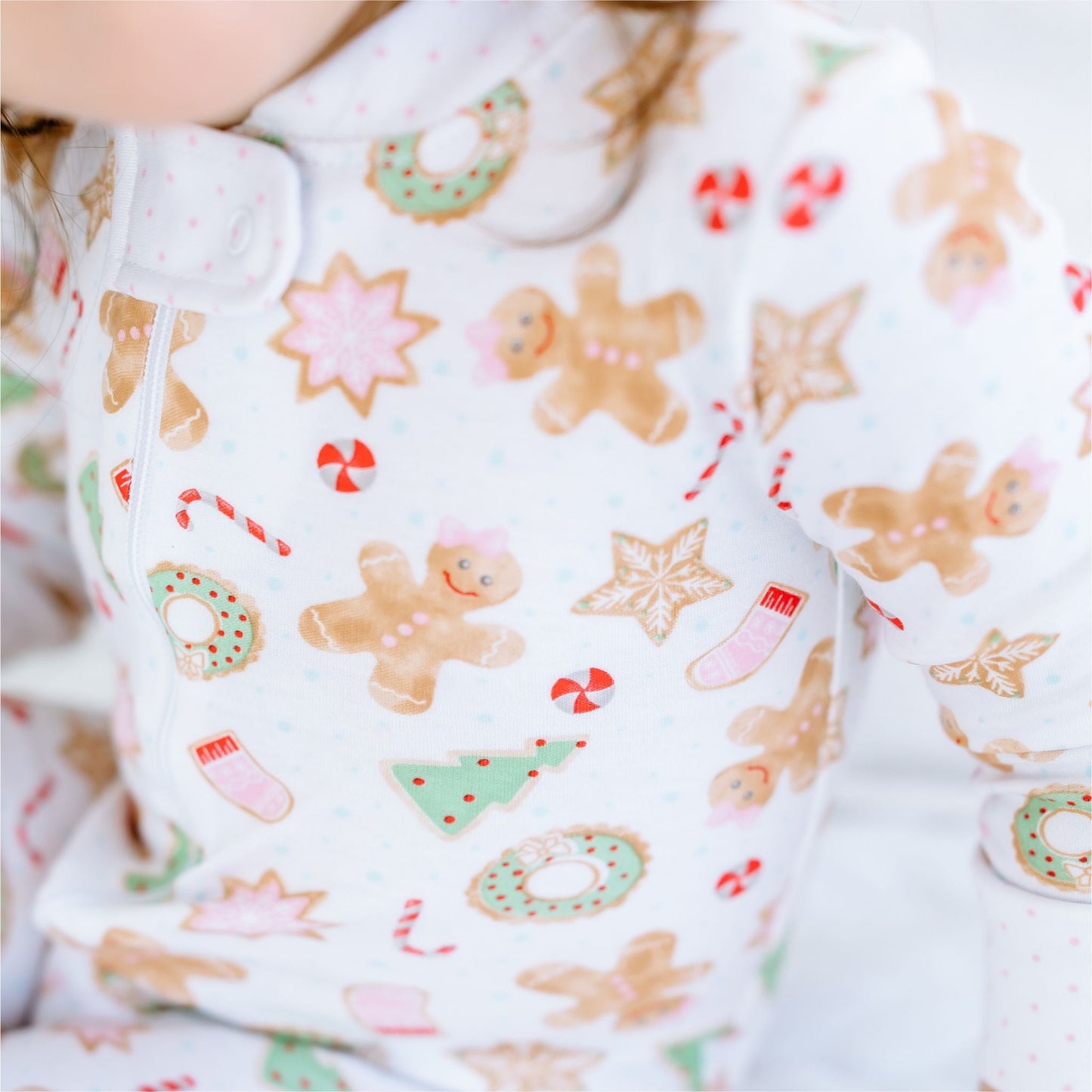 Frosted Wonderland Zip Pajamas - Pink - Magnolia BabyZipper Pajamas