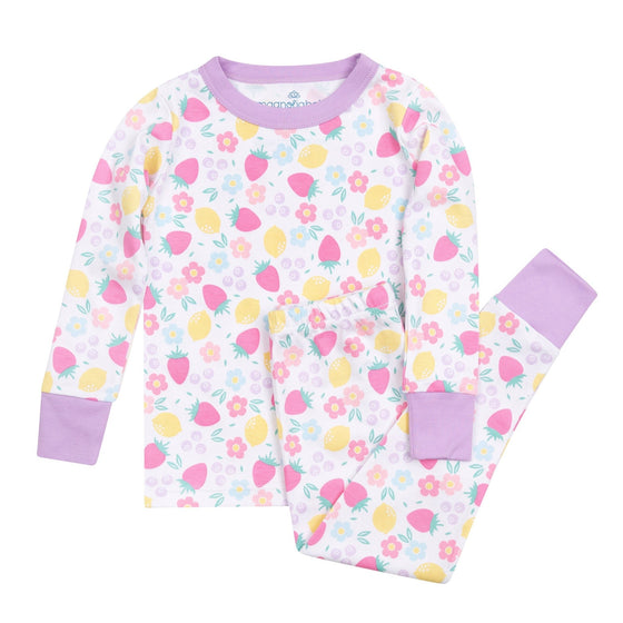 Fruity Fun Long Pajamas - Magnolia BabyLong Pajamas