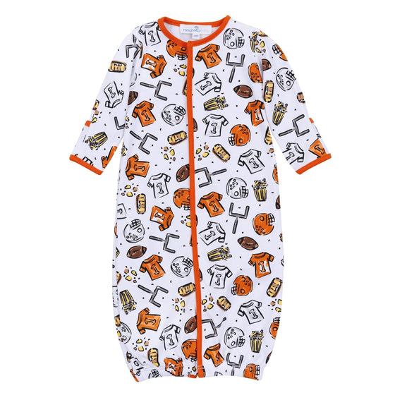 Future Draft Picks Converter - Orange White - Magnolia BabyConverter Gown