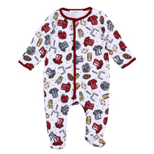 Future Draft Picks Footie - Crimson Grey - Magnolia BabyFootie