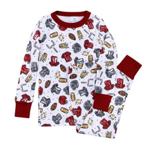  Future Draft Picks Long Pajamas - Crimson Grey - Magnolia BabyLong Pajamas
