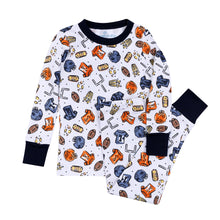  Future Draft Picks Long Pajamas - Navy Orange - Magnolia BabyLong Pajamas