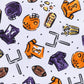 Future Draft Picks Long Pajamas - Orange Purple - Magnolia BabyLong Pajamas