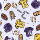 Future Draft Picks Long Pajamas - Purple Gold - Magnolia BabyLong Pajamas