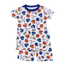  Future Draft Picks Short Pajamas - Orange Blue - Magnolia BabyShort Pajamas