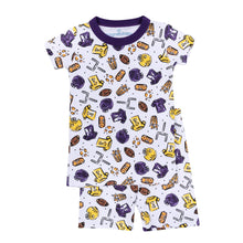  Future Draft Picks Short Pajamas - Purple Gold - Magnolia BabyShort Pajamas