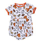 Future Draft Picks Short Sleeve Bubble - Orange White - Magnolia BabyBubble