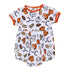 Future Draft Picks Short Sleeve Bubble - Orange White - Magnolia BabyBubble