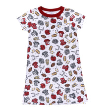  Future Draft Picks Short Sleeve Nightdress - Crimson Grey - Magnolia BabyNightdress