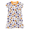 Future Draft Picks Short Sleeve Nightdress - Orange Purple - Magnolia BabyNightdress