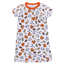  Future Draft Picks Short Sleeve Nightdress - Orange White - Magnolia BabyNightdress