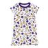 Future Draft Picks Short Sleeve Nightdress - Purple Gold - Magnolia BabyNightdress