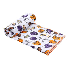  Future Draft Picks Swaddle Blanket - Orange Purple - Magnolia BabySwaddle Blanket