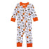 Future Draft Picks Zip Pajamas - Orange White - Magnolia BabyZipper Pajamas