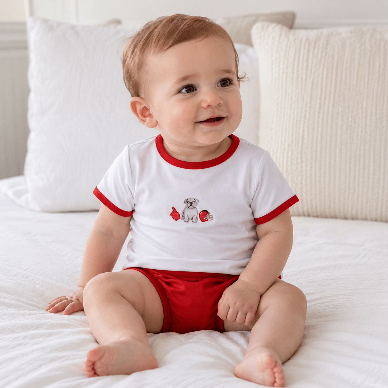 Magnolia Baby_Gameday Dawgs Diaper Cover Set_1