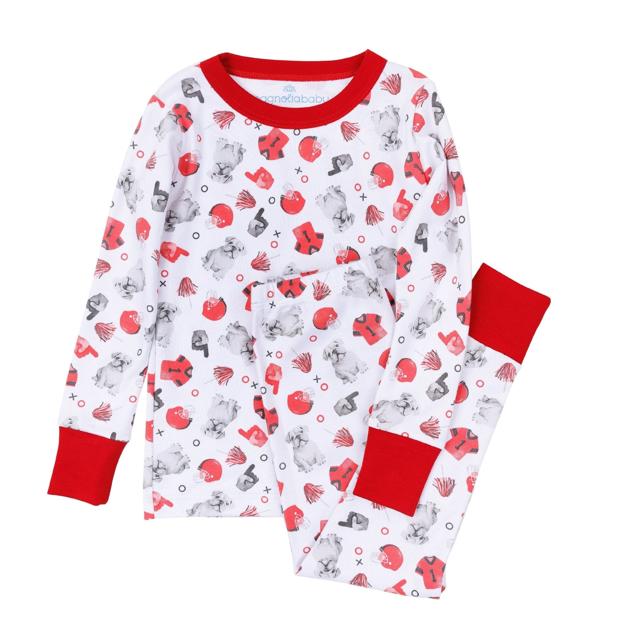 Magnolia Baby_Gameday Dawgs Long Pajamas_2