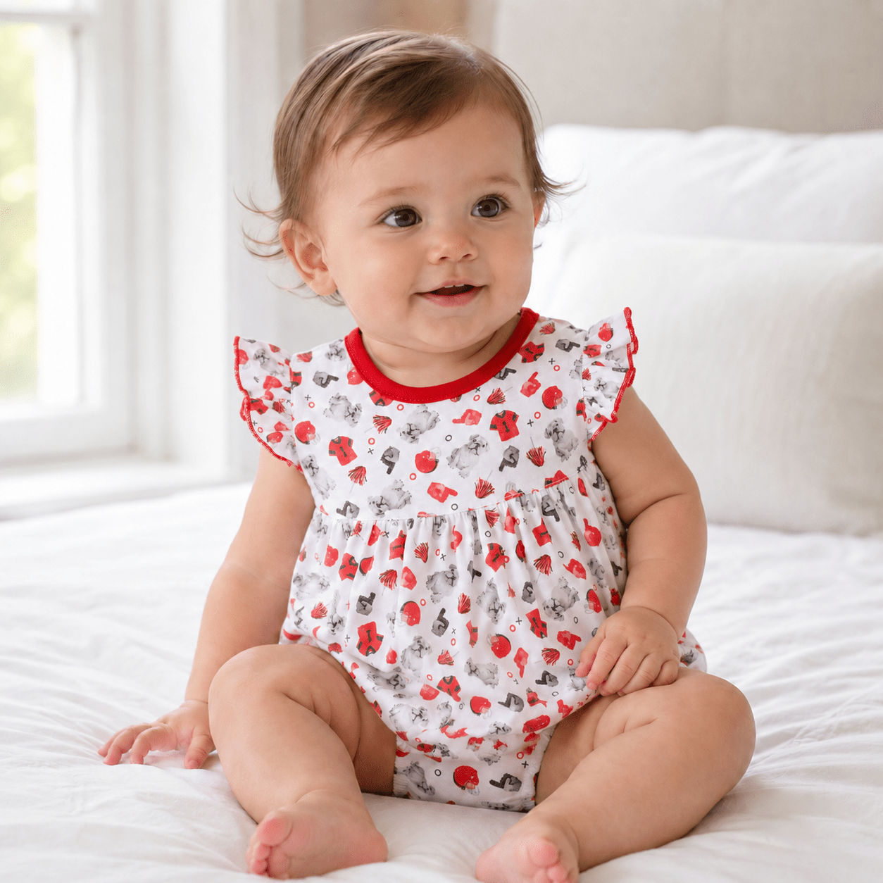 Magnolia Baby_Gameday Dawgs Print Flutters Bubble_1