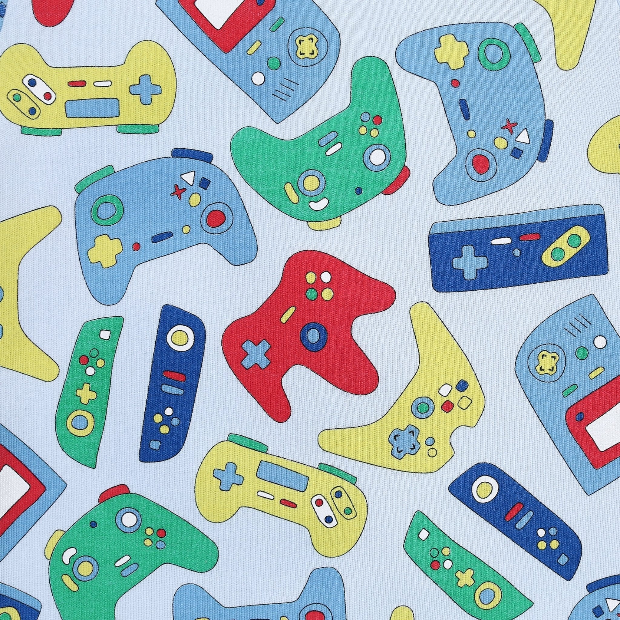 Gamer Blue Short Pajamas - Magnolia BabyShort Pajamas