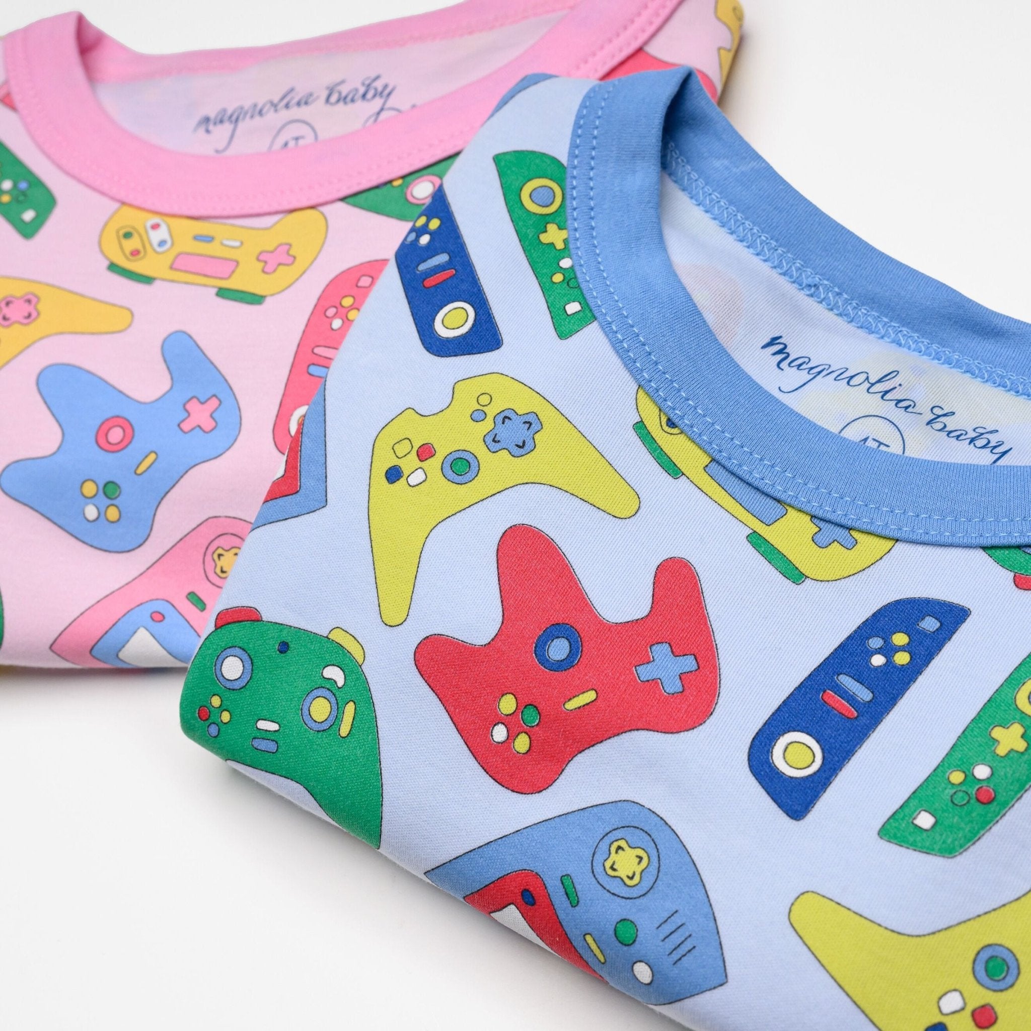 Gamer Long Pajamas - Blue - Magnolia BabyLong Pajamas