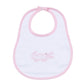 Gator Applique Bib - Pink - Magnolia BabyBib