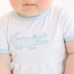 Gator Applique Bubble - Light Blue - Magnolia BabyBubble
