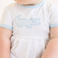 Gator Applique Bubble - Light Blue - Magnolia BabyBubble