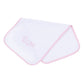 Gator Applique Burp Cloth - Pink - Magnolia BabyBurp Cloth