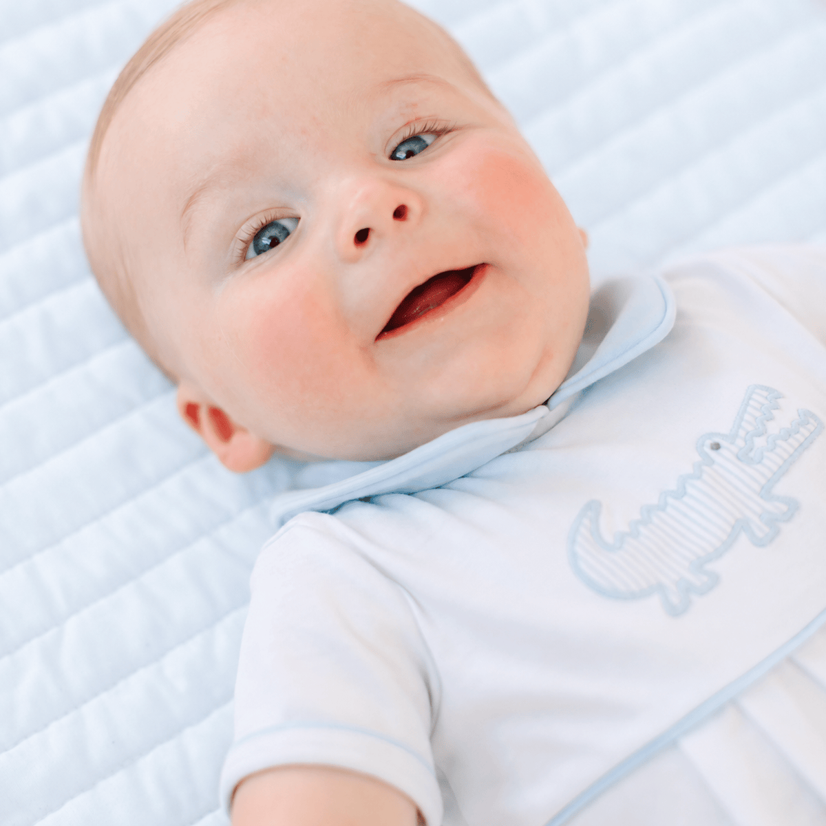 Magnolia Baby_Gator Applique Collared Bubble - Light Blue_1