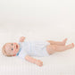 Gator Applique Collared Bubble - Light Blue - Magnolia BabyBubble